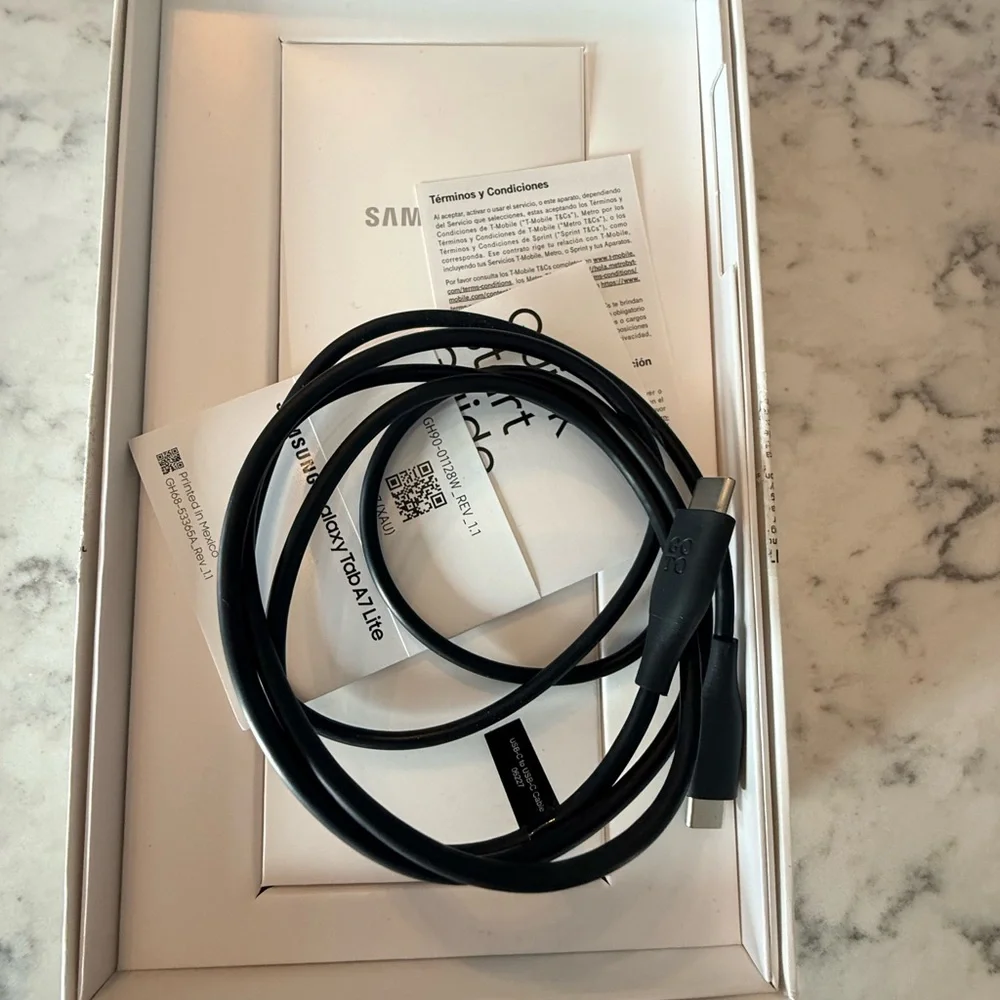Samsung Galaxy A7 Lite Tablet.